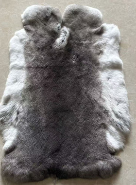 獭兔皮整张兔毛DIY毛领扶手箱垫
