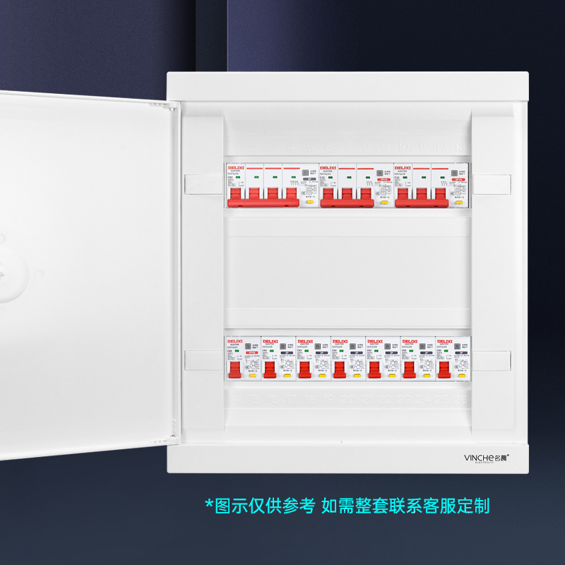 德力西漏电开关 小型漏保1P+N小型断路器漏电保护器16 20 32 40A - 图0