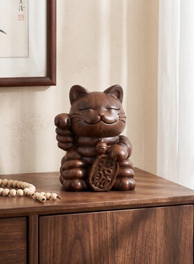 招财进宝复古憨萌猫咪摆件送礼