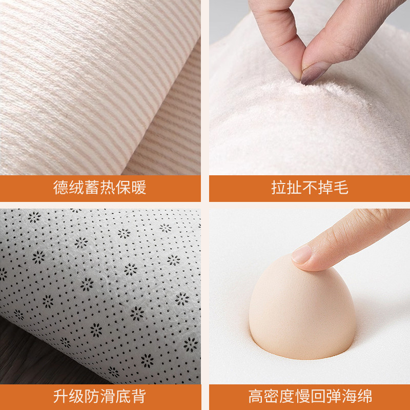 美式复古家用毛绒坐垫适用防滑沙发椅子垫2026年新款圣诞隔凉保暖,淘宝优惠券,粉丝福利购,淘宝优惠卷