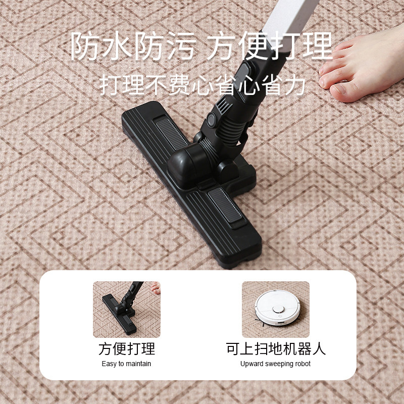 圆形地毯高级感客厅沙发茶几卧室床边毯法式电脑椅防滑易打理地垫,淘宝优惠券,粉丝福利购,淘宝优惠卷