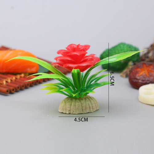 家宴乡厨盘饰装饰仿真花草刺身拼盘刺身创意意境小摆件酒店摆盘花 - 图2