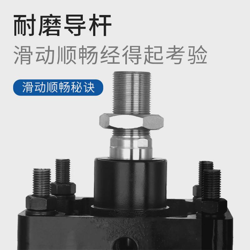 热销qgb标准全气缸大推力耐高温重型铁80/100/160/200/250/400x50 - 图1
