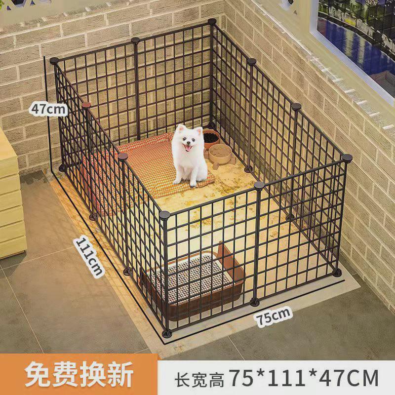 狗狗围栏式家用室内宠物栅栏泰迪比熊柯基吉娃娃小型犬门栏狗笼子 - 图1