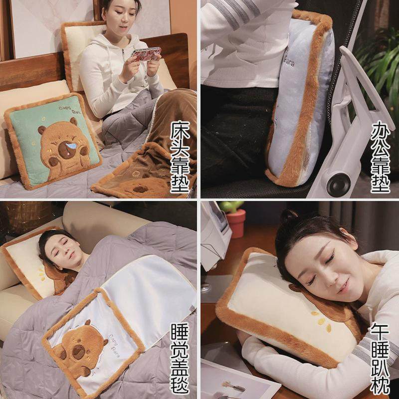 抱枕被子两用办公室沙发靠垫可折叠午休枕头毯子二一车用空调被,淘宝优惠券,粉丝福利购,淘宝优惠卷