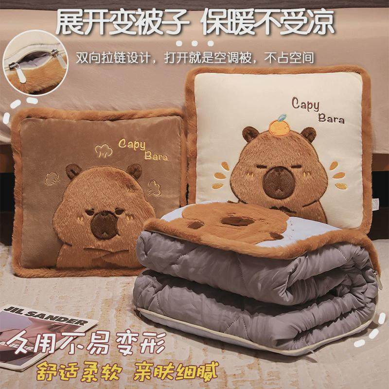 抱枕被子两用办公室沙发靠垫可折叠午休枕头毯子二一车用空调被,淘宝优惠券,粉丝福利购,淘宝优惠卷