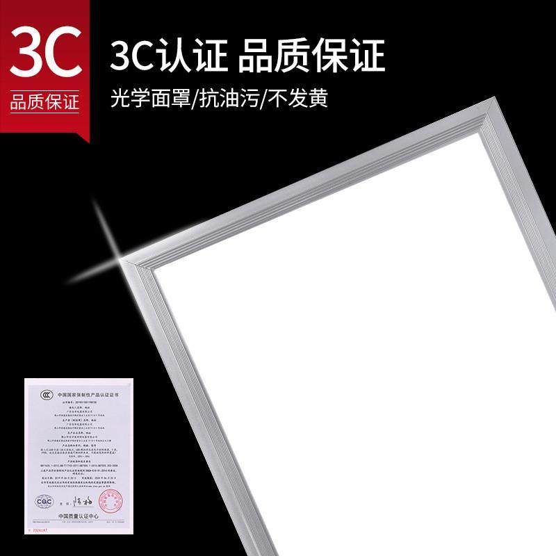 T5T8格栅灯盘300*1200LED平板灯600x600嵌入式工程办公室集成吊顶 - 图0