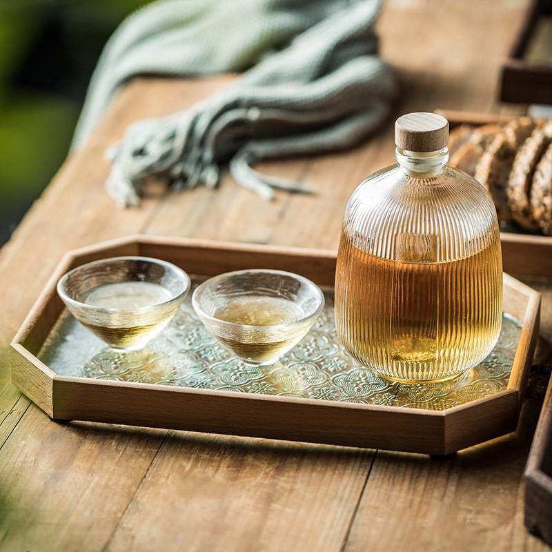 日式餐盘高颜值茶壶下午玻璃水杯蛋糕茶杯茶盘托盘长方形木质,淘宝优惠券,粉丝福利购,淘宝优惠卷