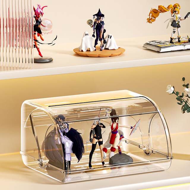Entrance entrance flip PET storage box desktop storage box makeup tea set living room tea table storage box storage box