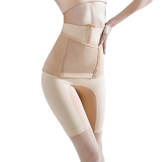 塑 塑 Summer thin hips, hips, abdominal pants, high waist shorts, waist, shaped pants female
