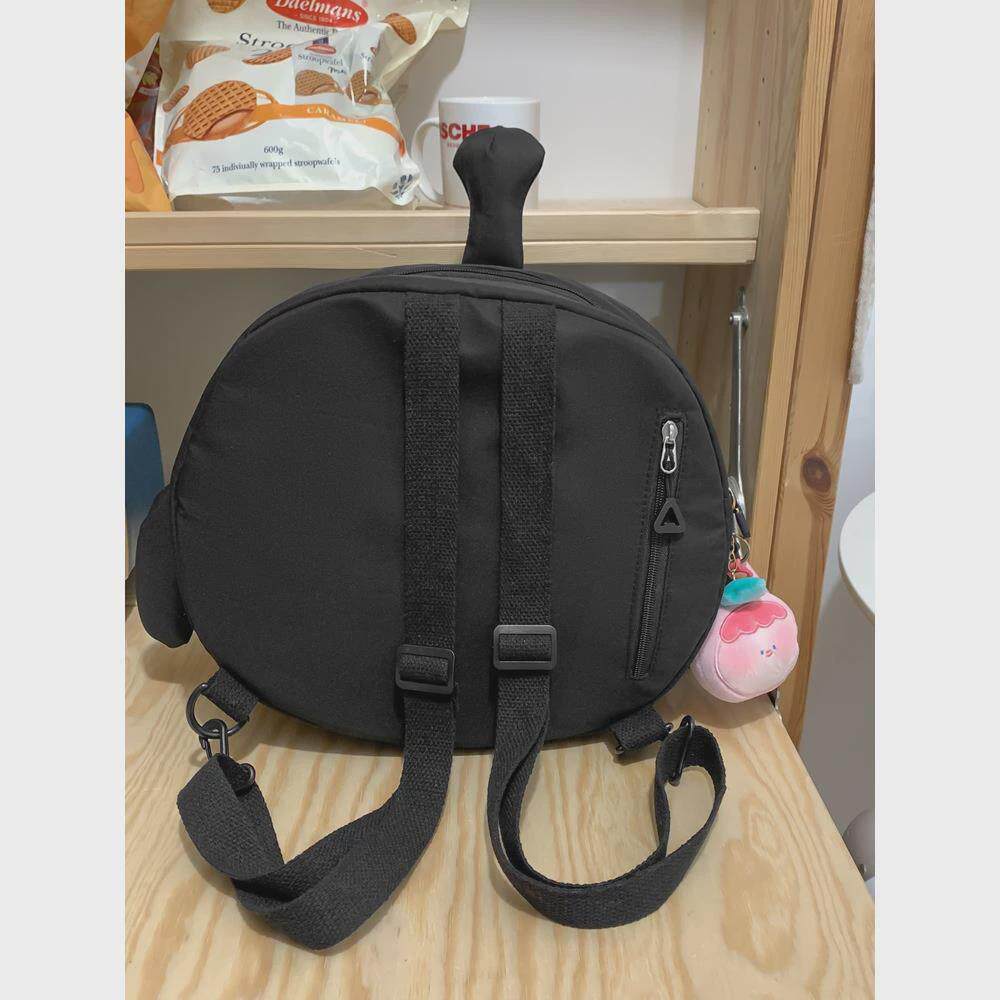 可爱蛋仔派对书包女生小书包大学生背包日系软妹搞怪女童双肩包