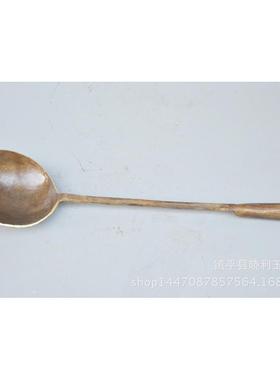 铜老式手gong铜铲子铜勺子大汤勺餐具锅铲铜元素会销礼品