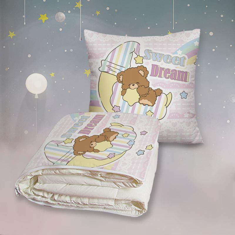 抱枕被子两用二一汽车用可爱卡通车载多功能靠枕头睡觉保暖冬天,淘宝优惠券,粉丝福利购,淘宝优惠卷