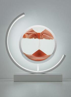 画解压月亮款3d流沙创意小夜灯摆件家居装饰品氛围灯工艺品材料包