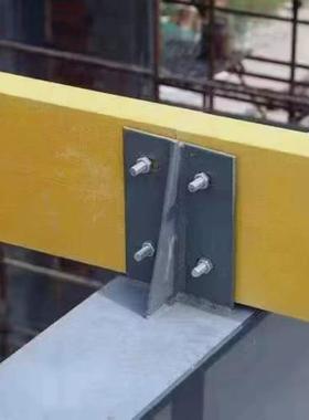 玻璃钢型材挤拉防腐檩条日字管化工厂房屋承重梁槽钢工字钢等