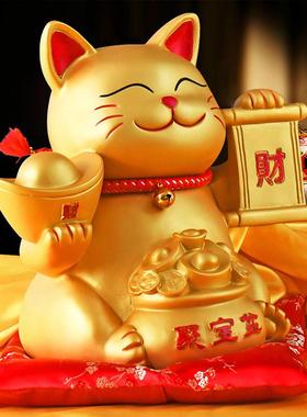 招财猫家居装饰摆件 店铺收银台开业礼品办公室客厅装饰品