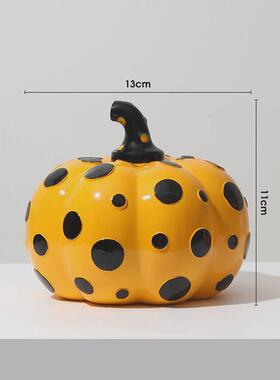 艺术小众北欧波点南瓜摆件客厅桌面电视柜书柜家居装饰品抽象简约