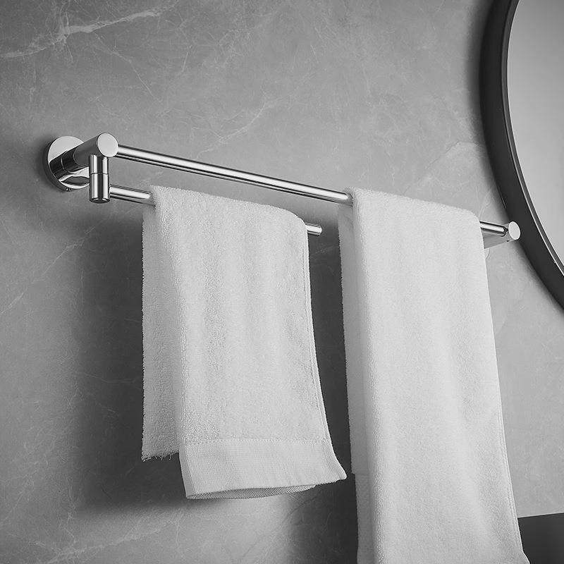 全铜活动毛巾杆免打孔旋转毛巾杆单杆卫生间浴室厕所浴巾架挂架子,淘宝优惠券,粉丝福利购,淘宝优惠卷