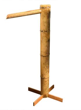 aza3日式庭院石槽盆砵永动循环流水摆件喷泉鱼缸装饰造景竹子流