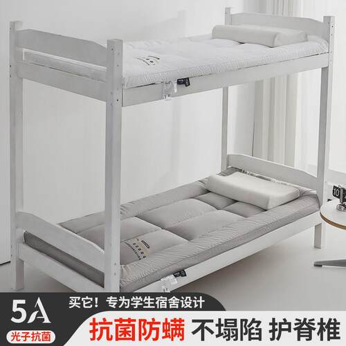 简约纯色加厚软床垫床褥学生宿舍软垫子家用酒店民宿垫被褥子南通 - 图0