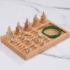 Wooden Jewelry Display Tray Ring Holder Beech Jewelry Desktop Storage Wooden Tray