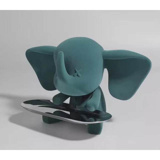 Dumbo Elephant Entrance Ornament Pallet Introductory Trendy Toy Key Storage Creative Decorative Ornament Modern Light Luxury Soft Decoration New