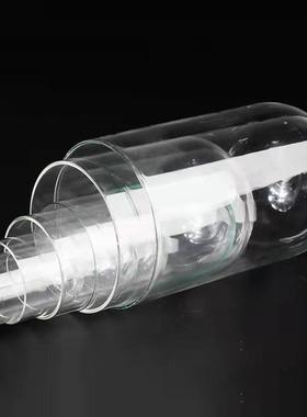 圆头玻璃罩 艺术品手办珠宝首饰观音防尘展示罩 高硼硅透明罩摆件