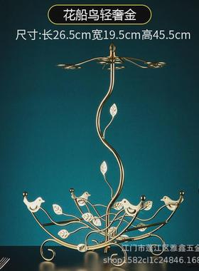 红酒架摆件红酒杯架子高档轻奢展示酒柜置物架高脚杯架酒杯架倒挂