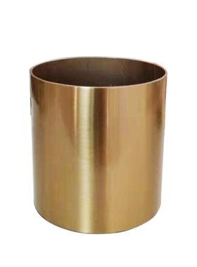 轻奢ins风样板房客厅卧室电视柜酒柜花器摆件电镀金色金属花瓶