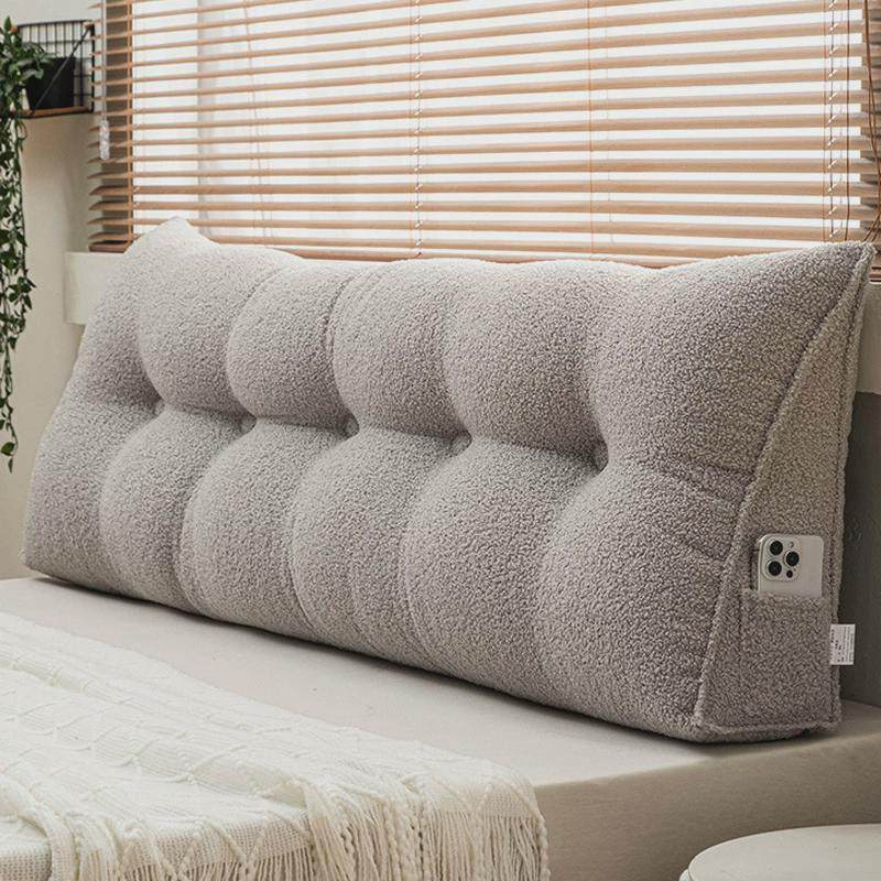 2024新款床头靠垫大靠背床上靠枕沙发榻榻米三角靠枕泰迪绒,淘宝优惠券,粉丝福利购,淘宝优惠卷