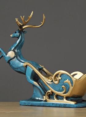 欧式创意红酒架摆件简约现代客厅电视柜酒柜装饰品餐厅柜台工艺品