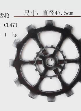 木质壁饰家居墙壁黑色木质挂饰齿轮工艺品复古酒巴咖啡墙上挂饰