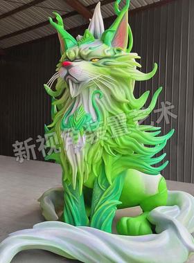 户外婚庆布景龙凤婚庆雕场景布置泡沫雕塑大型摆件落地泡道具