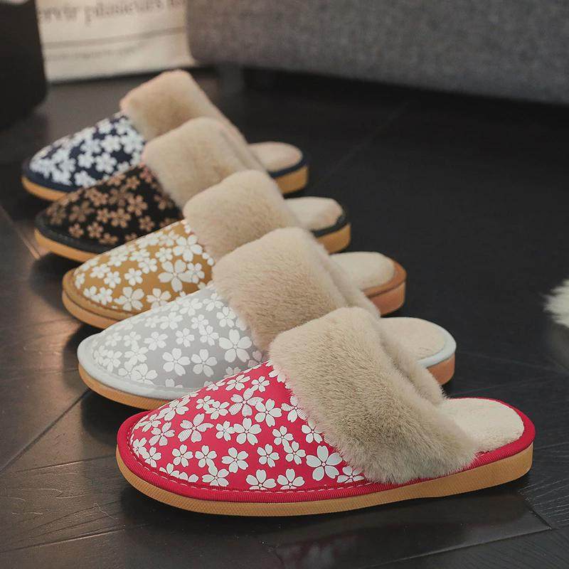 秋冬季保暖家居棉拖鞋防滑月子鞋居家拖鞋女士家用室内包头皮拖鞋,淘宝优惠券,粉丝福利购,淘宝优惠卷