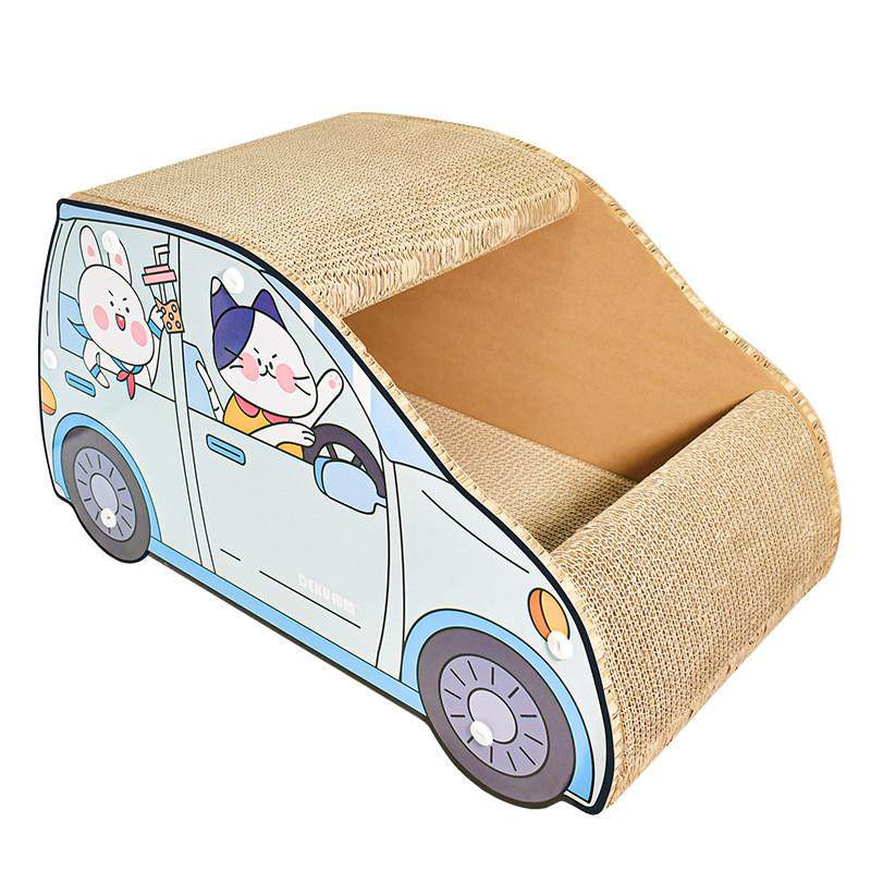 得酷 猫窝SUV车形瓦楞纸猫抓板猫磨爪玩具猫咪宠物用品组装送猫草,淘宝优惠券,粉丝福利购,淘宝优惠卷