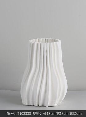 博西设计师简约家居3d打印陶瓷花瓶摆样板房家居软装饰品花器