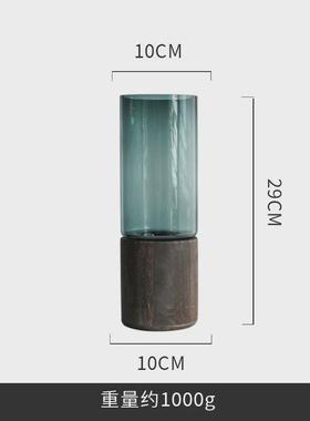 沙发边上摆件客厅高端大气现代简约落地花瓶插花轻奢高档新中式型