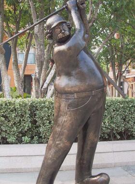 厂家直供仿古铜雕塑抽象人物造型雕塑复古人物风景雕塑公园