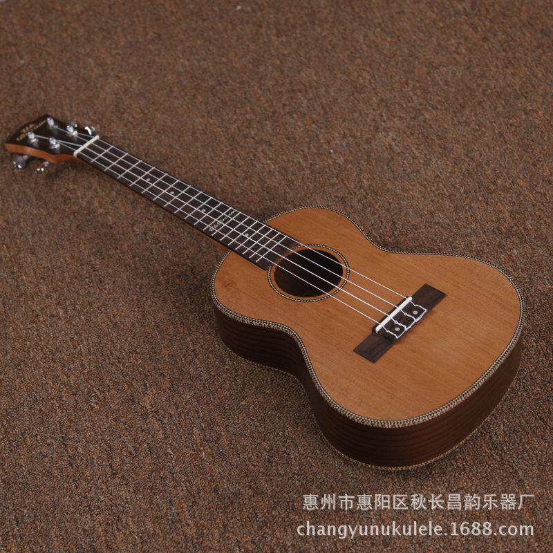 供应26寸红松面单玫瑰木加工ut-63e支持木小四弦吉他玫瑰混批,淘宝优惠券,粉丝福利购,淘宝优惠卷