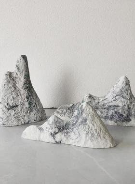 太湖石山峰摆件工艺品室内景观创意家居饰品树脂家居摆件