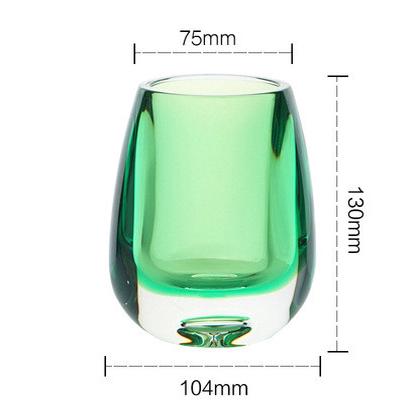 透明现代简约小花瓶pc亚克力干花插花器ins创意摆件花盆单只餐厅 - 图3