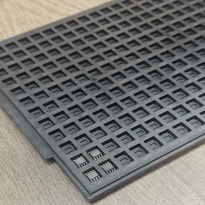 防静电托盘TRAY窄体周转耐高温8脚ic元器件芯片SOP8/SOIC8 4.9*6 - 图2