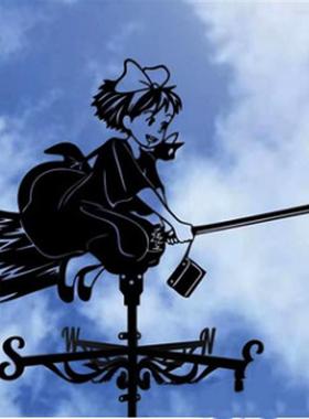 金属飞龙飞鹰女巫北美欧风向标铁艺新款不锈钢园艺工艺品摆件