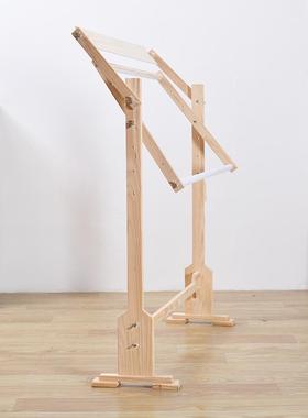 木制十字绣架子大号十字绣架实木绣架绣花架子可调绣框