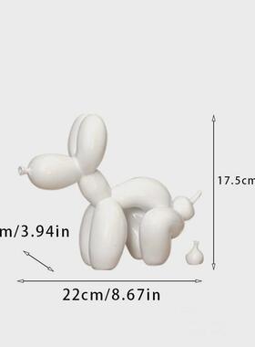 新款便便气球狗家居客厅橱窗办公室桌面工艺品摆件树脂装饰品