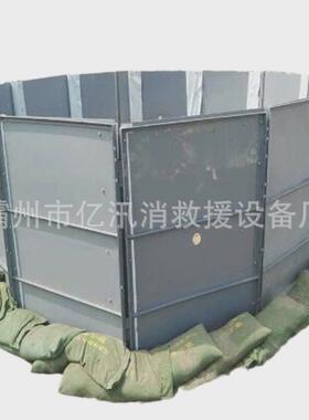 阻水抗洪围栏玻璃钢围井防汛应急装配围井防管涌治理移动抗洪围挡