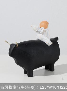 极简艺术摆件样板房间客厅电视柜玄关家居书房桌面创意饰品软装