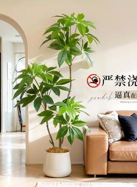 仿真绿植大叶伞盆栽客厅沙发边仿生树大摆件落地装饰室内高级造景