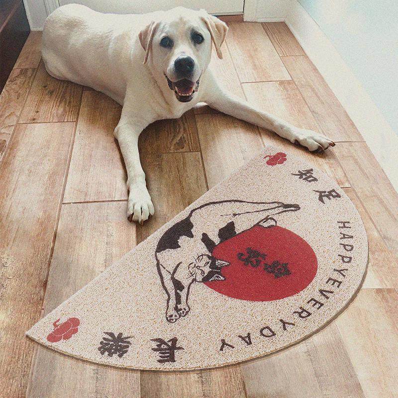 【进门地垫】知足常乐 日式夏天大门入户门口门厅门垫地毯脚垫,淘宝优惠券,粉丝福利购,淘宝优惠卷