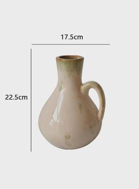 复古花瓶新中式陶瓷高级感渐变色创意花瓶水培家居摆件客厅摆件